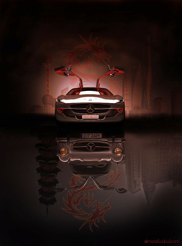 New D! Award for Slimane Toubal Mercedes 300SL Gullwing June 13rd transport designindex transport supercar slimane toubal motorsport mercedes high tech design D! Award concept car concept 300sl