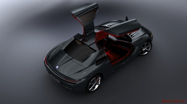  New D! Award for Slimane Toubal   Mercedes 300SL Gullwing   June 13rd transport designindex  transport supercar slimane toubal motorsport mercedes high tech design D! Award concept car concept 300sl 